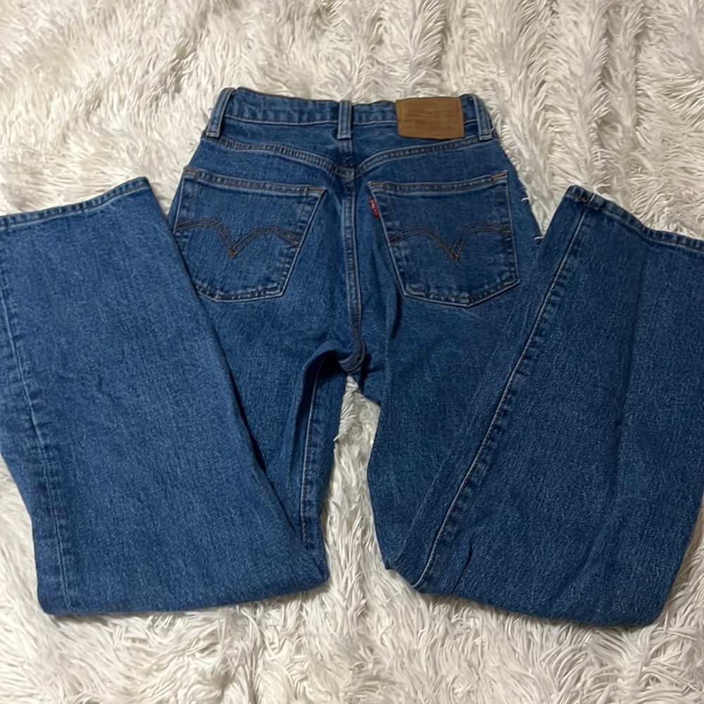 LEVIS PREMIUM rib cage straight jeans